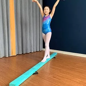 FC FUNCHEER 8FT Folding Gymnastic Beam,Wood core Anti-Slip Bottom with Carrying Handle Magic star - product information 8