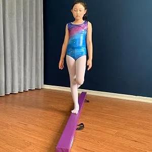FC FUNCHEER 8FT Folding Gymnastic Beam,Wood core Anti-Slip Bottom with Carrying Handle Magic star - product information 9