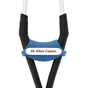 FAZ Brand Stethoscope Name Tag - Personalized Engraving - Designed for ADC, MDF and Littmann Stethoscopes - Ideal for Nurses, EMTs, Veterinarians, Paramedics and Med Students (Black) - product information 2