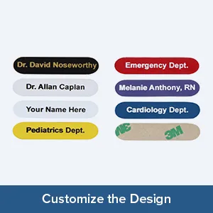 FAZ Brand Stethoscope Name Tag - Personalized Engraving - Designed for ADC, MDF and Littmann Stethoscopes - Ideal for Nurses, EMTs, Veterinarians, Paramedics and Med Students (Black) - product information 7