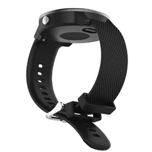 Fastener Rings Compatible with Garmin Forerunner 935 945 Bands Silicone Connector Security Loop Keepers Ring for Forerunner 935 Replacement Band (6-Black+Red) - product information 2