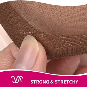 FANDAMEI 4 pieces Dark Brown Stocking Wig Caps Stretchy Nylon Wig Caps for Women - product information 4