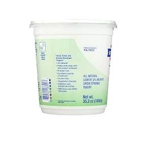 FAGE Total Greek Yogurt, 2% Reduced Fat, Plain, 32 oz - product information 2