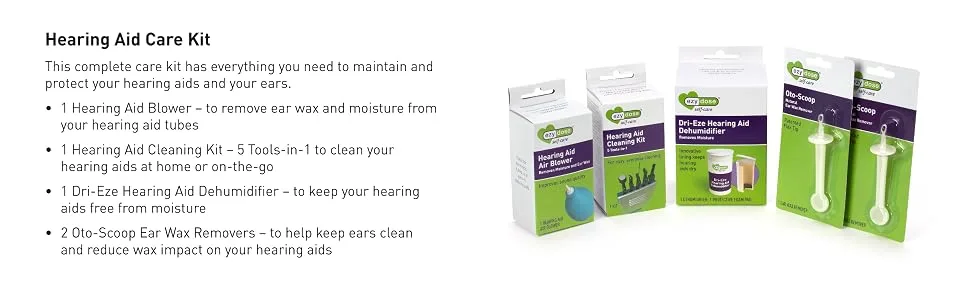 EZY DOSE Dehumidifier for Hearing Aid Cleaning | Small Container for Home or Travel | Easy, Everyday Cleaner,1 Count (Pack of 1),400587 Dehumidifer - ezy dose ezy-dose self-care self care hearing aid cleaner cleaning kit tools dehumidifier blower