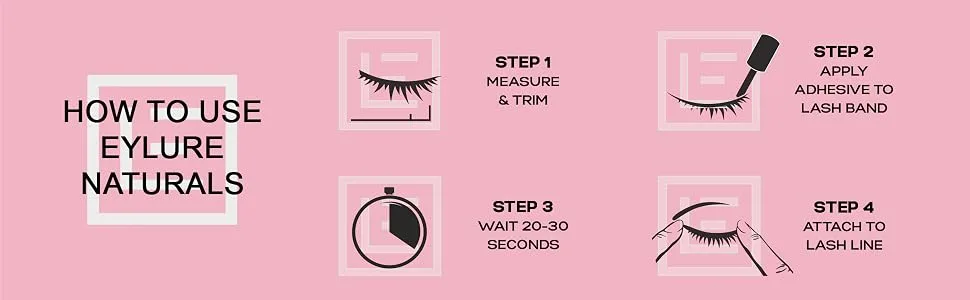 Eylure Volume False Lashes, Style No. 005, Reusable, Adhesive Included, 1 Pair - Eylure Natural false lashes
