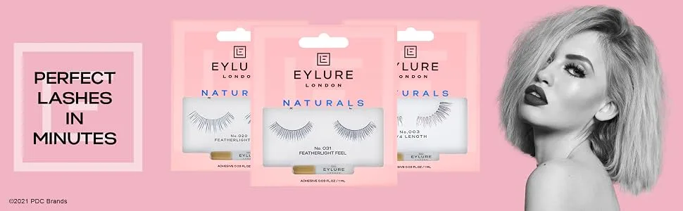 Eylure Volume False Lashes, Style No. 005, Reusable, Adhesive Included, 1 Pair - Eylure Natural false lashes