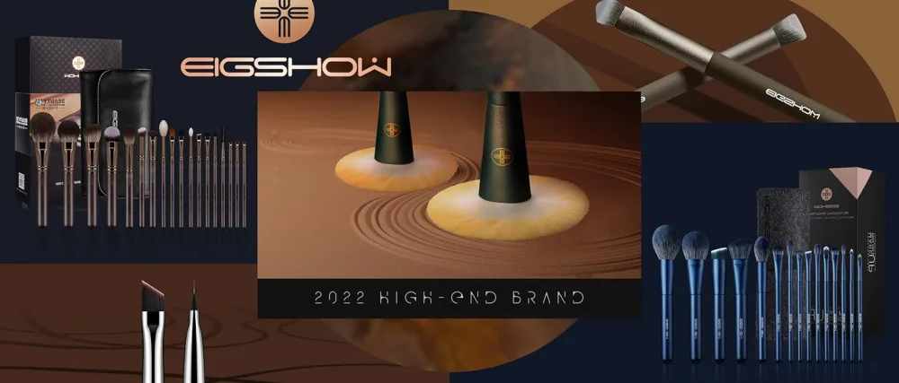 Eyeshadow Smudge Brush Short Shader Precision Makeup Brush High-End Small Eyeshadow Brush for Creasing & Cat Eye Makeup Look - Premium Quality - Cruelty Free E806 Black - Eigshow makeup brushes