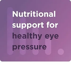 Eye Pressure Support Vitamins with Bilberry Extract - Daily Optic Nerve Supplement - Perfect Pressure (60 Capsules) - Nutritional support for healthy eye pressure