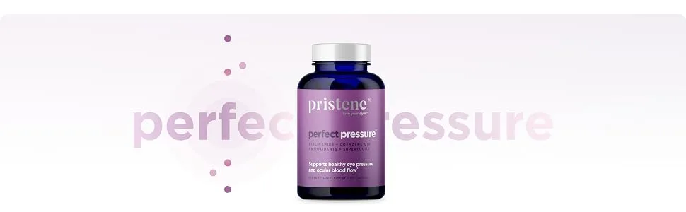 Eye Pressure Support Vitamins with Bilberry Extract - Daily Optic Nerve Supplement - Perfect Pressure (60 Capsules) - perfect pressure