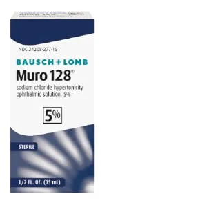 Eye Drops by Muro 128, Temporary Relief for Corneal Edema, 5% Solution, 0.5 Fl Oz 5% Solution - 15mL - product information 1