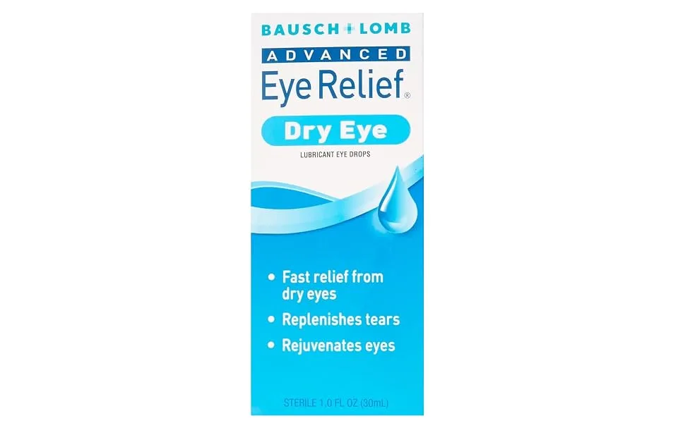Eye Drops by Bausch & Lomb, for Dry Eyes & Redness Relief, 30 mL - product information 1