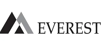 Everest Luggage Backpack with Front and Side Pockets, Black, Large - EVEREST LOGO