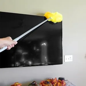 Evelots Ceiling Fan Duster-Both Sides-Static Microfiber Brush-Up To 9 Feet Reach - product information 10