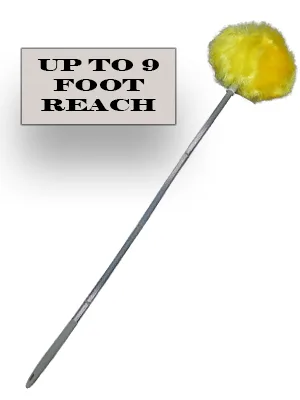 Evelots Ceiling Fan Duster-Both Sides-Static Microfiber Brush-Up To 9 Feet Reach - product information 8