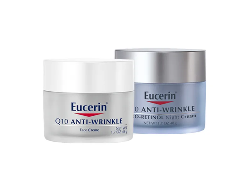 Eucerin Q10 Anti Wrinkle Face Cream Bundle, Day Cream and Night Cream For Face, 1.7 Ounce (Pack of 2) - Q10, moisturizing cream, cream, hydrating creams, face creams, creams, eye creams, face, lotion
