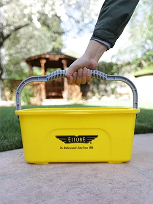Ettore 3 Gallon Compact Super Bucket with Ergonomic Handle - Compact Bucket