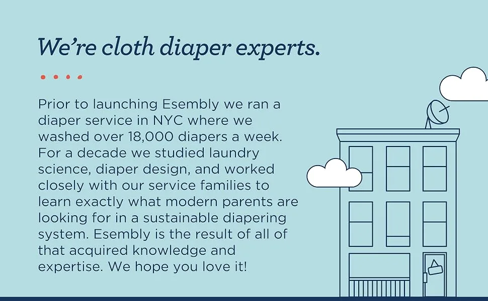 Esembly Pail Pouch, Hangable and Washable Waterproof Diaper Pail Liner and Reusable Laundry Bag, One Size, Sea Salt Pail Pouch One Size - diaper pale