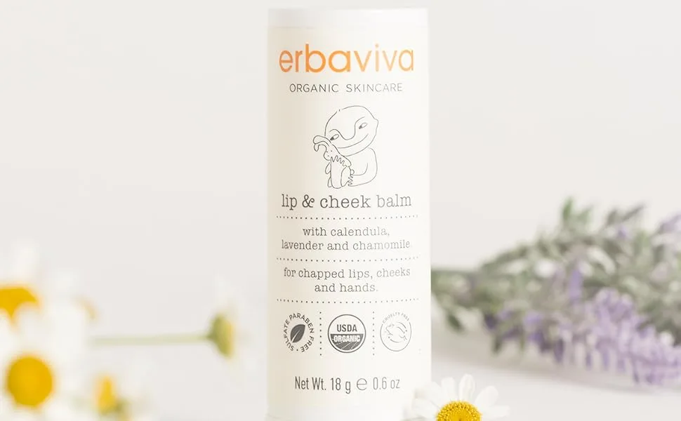erbaviva Baby Shampoo, 8 Fl Oz - lip and cheek balm