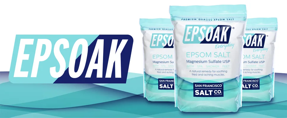 Epsoak Epsom Salt 19 lb. Bulk Bag Magnesium Sulfate USP 19 Pound (Pack of 1) - product information 1