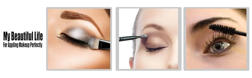 EmaxDesign 20 Pieces Makeup Brush Set Professional Face Eye Shadow Eyeliner Foundation Blush Lip Makeup Brushes Powder Liquid Cream Cosmetics Blending Brush Tool - EmaxDesign 20 Pieces Makeup Brush Set Professional Face Eye Shadow Eyeline Brushes