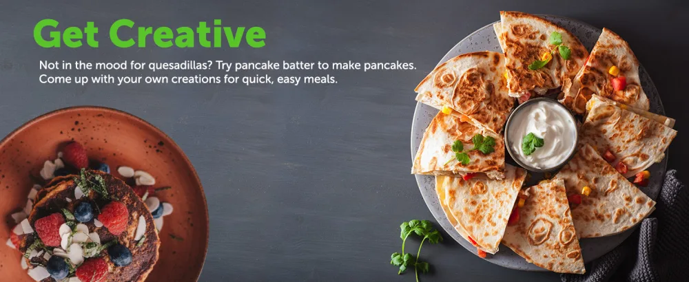 Elite Gourmet EQD413# Non-Stick Electric, Mexican Taco Tuesday Quesadilla Maker, Easy-Slice 6-Wedge, Grilled Cheese, 8 Inch, Red 8" - product information 5