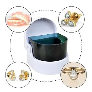 Elera Sonic Cordless Retainer Cleaner Machine, Denture Cleaner, Premium Jewelry Coins Cleaning Machine - Sonic Cleaning Machine