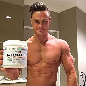 EHPlabs CREA-8 Creatine Monohydrate Powder - Creatine Powder for Building Lean Muscle Mass, Improves Strength & Power, Supports Brain Health - 100 Servings (500g) - CREA-8