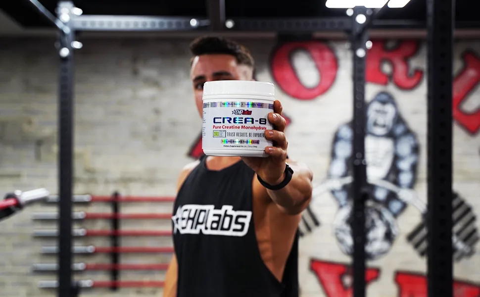 EHPlabs CREA-8 Creatine Monohydrate Powder - Creatine Powder for Building Lean Muscle Mass, Improves Strength & Power, Supports Brain Health - 100 Servings (500g) - crea-8,muscle,gain muscle