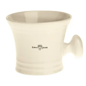 Edwin Jagger Porcelain Shaving Bowl with Handle (Imitation Ivory) - product information 2