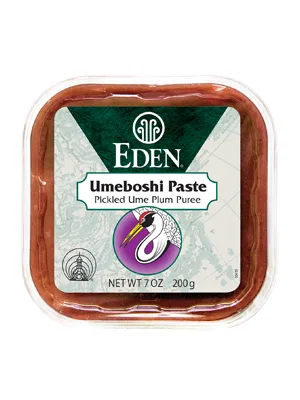 Eden Umeboshi Paste, Pickled Ume Plum Puree, Traditional from Japan, 7 oz - Eden Umeboshi Plum Paste