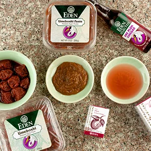 Eden Umeboshi Paste, Pickled Ume Plum Puree, Traditional from Japan, 7 oz - Ume Image