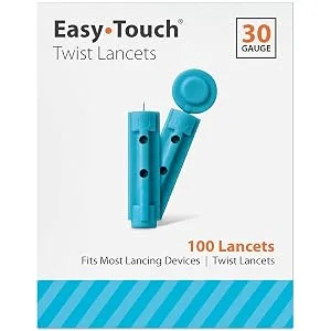 EasyTouch Twist Lancets - 30 G, (100 per Box) - product information 1