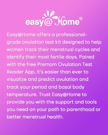 Easy@Home Ovulation Test Strips, 100 Pack Fertility Tests, Ovulation Predictor Kit, FSA Eligible, Powered by Premom Ovulation Predictor iOS and Android App, 100LH+100 Urine Cups - ovulation tests