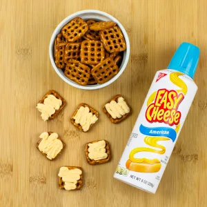 Easy Cheese American Cheese Snack, 12 - 8 oz Cans - image