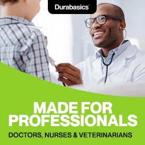 Durabasics Stethoscope Ear Tips Replacement for Littmann Stethoscopes - Compatible with Littman Ear Tips Replacement, Stethoscope Ear Pieces, Littmann Stethoscope Parts & Cardiology IV Parts - Black - Made for Professionals