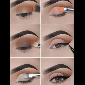 Duorime Silky 10Pcs Eyeshadow Makeup Brush Set Essential Eye Makeup Brushes Kit For Blending Eyeshadow, Eyeliner, Crease, Eyebrow Cosmetics Tool - beauty cosmetics