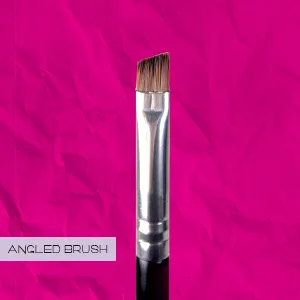 Duo Eyebrow Brush by Keshima - Premium Quality Angled Eye Brow Brush and Spoolie Brush - angled brush , angled brow brush