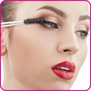 Duo Eyebrow Brush by Keshima - Premium Quality Angled Eye Brow Brush and Spoolie Brush - multi purpose duo eyebrow brush , brochas de maquillaje ojos , brocha cejas