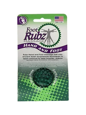 Due North Industrial Rubz Foot, Hand & Back Massage Ball, Relief from Plantar Fasciitis, Green - Main