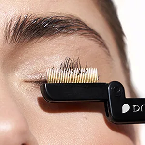DUcare Eyelash Comb Separator Eyelashes Eyebrow Mascara Brush Applicator Eyelash Definer With Comb Cover Cosmetic Brushes Tool (Black) Duo - product information 25