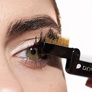 DUcare Eyelash Comb Separator Eyelashes Eyebrow Mascara Brush Applicator Eyelash Definer With Comb Cover Cosmetic Brushes Tool (Black) Duo - product information 26