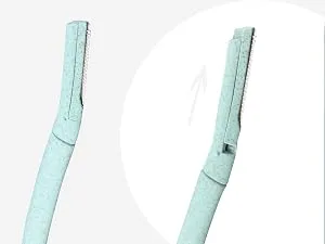 Dedge Eyebrow Razor Multipurpose Dermaplane Facial Razor for Exfoliation Eyebrow Shaper Includes Blade Cover 1 Pack of 9 - Eyebrow Razor Multipurpose Dermaplane Facial Razor