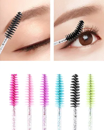 Silicone Facial Mask Applicator 4 Pcs Face Scrubber 4 Pcs Face Mask Brush 4 Pcs 2 in 1 Face Mask Applicator Lip Exfoliator - Skin Care Tools Set - Mascara Wands