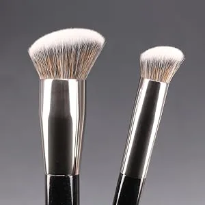 Vela.Yue Foundation Concealer Brush 2pcs Makeup Brushes Set for Contouring Blending Buffing Liquid Cream Crease - product information 6