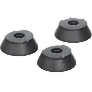 Drive Medical HC-FEET HurryCane Replacement Rubber Feet, Black 1 Count (Pack of 1) - product information 1