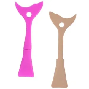 FOMIYES 4 pcs eyeliner baffle mascara eyelash shield eyelash shield applicator lash lift makeup eyeliner eyeshadow shields for eye makeup Multifunction Miss eyelash comb 15x3.2cmx2pcs - product information 13