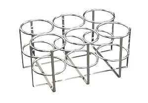 Drive Medical 18114 Economy Oxygen Rack, Chrome 1 Count (Pack of 1) - product information 1