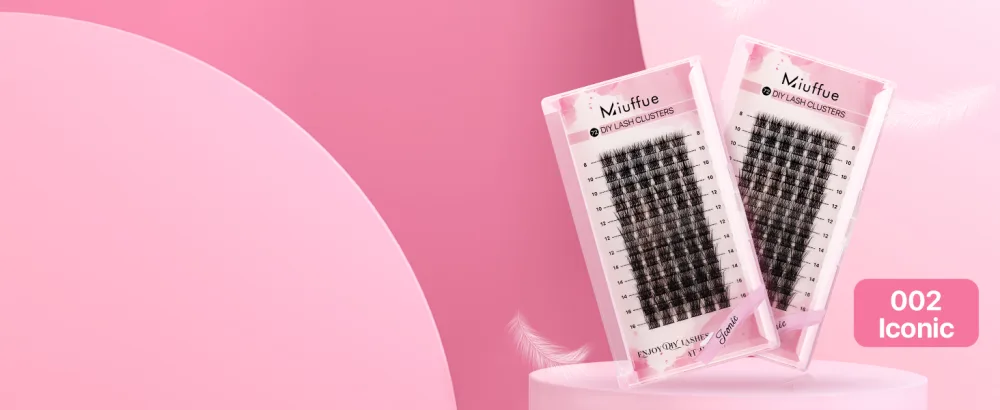 Lash Clusters 72 PCs Cluster Lashes DIY Eyelash Extensions Super Thin Band Soft Mixed Tray Wispy Individual Lashes Eyelash Clusters (Fluffy C-8-16mix) 1 Count (Pack of 72) 019 Fluffy - Cluster Lashes