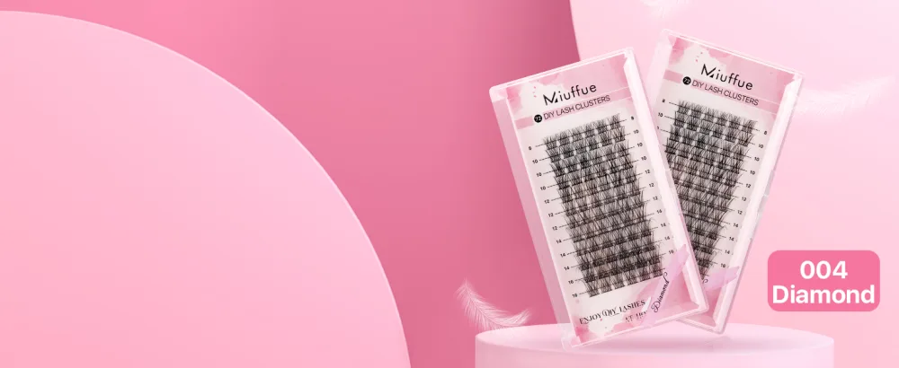Lash Clusters 72 PCs Cluster Lashes DIY Eyelash Extensions Super Thin Band Soft Mixed Tray Wispy Individual Lashes Eyelash Clusters (Fluffy C-8-16mix) 1 Count (Pack of 72) 019 Fluffy - Cluster Lashes