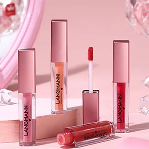 Dulele 12Pcs Watery Liquid Lipstick Set Moisturizing & Highly Pigmented Colored Lip Gloss Longwear Not Fade Rose Lip Tint Stain with Gift Box - product information 24